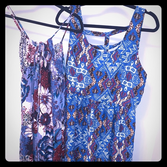 Bundle of 2 dresses (1maxi/1short) in boho pattern - Picture 1 of 8